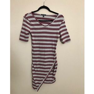 Short sleeved t shirt bodycon dress